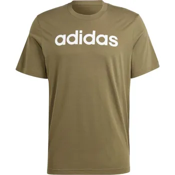 Pánská móda Tričko adidas Essentials Single Jersey s lineárním vyšívaným logem M IC9280 L