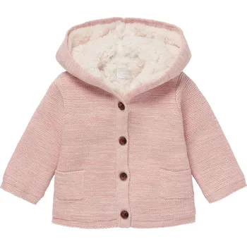 KARDIGAN NOPPIES LOXLEY S TEDDY KOŽÍŠKEM, RŮŽOVÝ Velikost: 80
