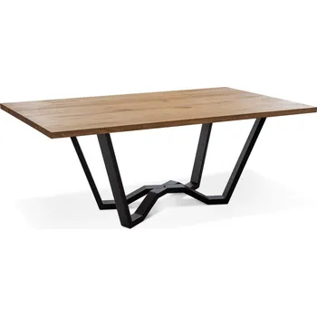 Jídelní stůl Jídelní stůl masiv dub s kovovýma nohama Monster 200x100