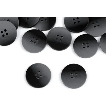 Knoflík Knoflík plastový šedý ombre 25mm (Knoflík plastový ombre šedý 25mm)