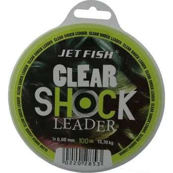 Jet Fish Šokový Vlasec Clear Shock Leader 100m Průměr: 0,70mm