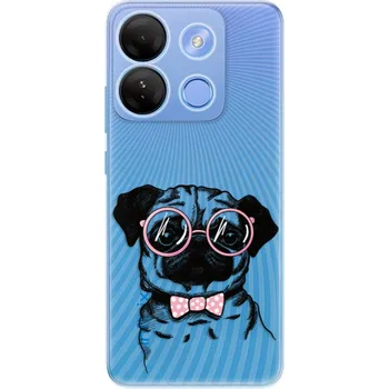 Pouzdro na mobilní telefon Odolné silikonové pouzdro iSaprio - The Pug - Infinix Smart 7