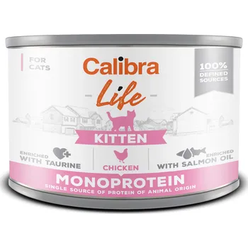 Krmivo pro kočku Calibra Cat Life konz. Kitten Chicken 200 g (min. odběr 12 ks)