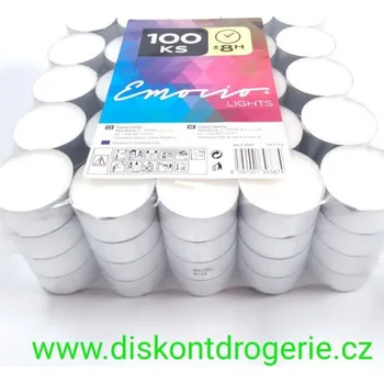 Svíčka Emocio Čajové svíčky 8 hod. 100 ks