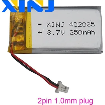RC náhradní díl Akumulátor XINJ 3.7V 330mAh Li-Po 502035 2pin JST 1.0 1.25 1.5 2.0 2.54 pro MP3