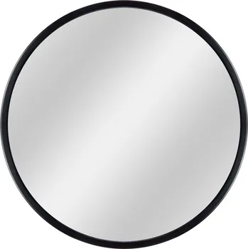 Zrcadlo HOPA Zrcadlo bez osvětlení HALLE BLACK + Průměr - 70 cm, Rozměr B - 4.7 cm, OLNZHAL7047B