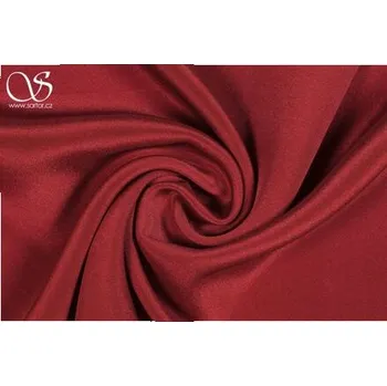 Hedvábný krep marokén, vínový, sartor.cz