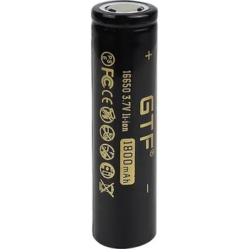Článková baterie Akumulátor GTF 1800mAh 3.7V 16650 Lithium ion nabíjecí ICR16650 li-ion