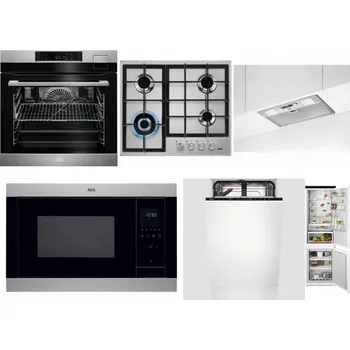Set domácích spotřebičů AEG BSK792380M + AEG Mastery StepPower HGB64420SM + AEG DGB3523S + AEG Mastery MSB2547D-M + AEG Mastery GlassCare FSE73407P + AEG TSC6M181ES