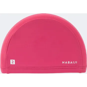 Plavecká čepice DECATHLON Plavecká látková čepice velikost S S 53-56cm RŮŽOVÁ