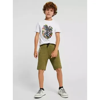 Chlapecké kraťasy Chlapecké bavlněné kraťasy Mayoral 6206-69 zelené velikost 166 (6206-69)