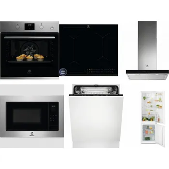 Set domácích spotřebičů ELECTROLUX KODGH70TX + ELECTROLUX EIS62449 + ELECTROLUX LFT766X + ELECTROLUX EMS4253TEX + ELECTROLUX EEA27200L + ELECTROLUX LND5FE18S
