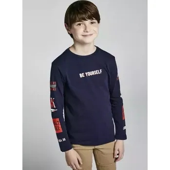 Chlapecké tričko Chlapecké triko dlouhý rukáv Mayoral 7018 -38 modré velikost 172 (7018-38)