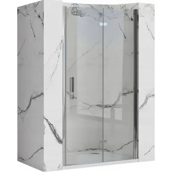 Sprchové dveře Rea - MOLIER skládací sprchové dveře 90x190cm, chromový profil - čiré sklo, REA-K8539