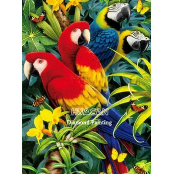 Mozaiková sada DIAMANTOVÁ MOZAIKA PAPOUŠEK 03 - SLEVA -50%