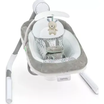 INGENUITY Houpačka vibrující s melodií USB Dual-Direction Anyway Sway ™ Spruce 0m+ do 9 kg (12058-1)