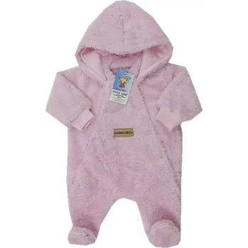 dívčí zimní kombinéza Kombinéza Lama světle růžová nášivka Autex Baby velikost 74