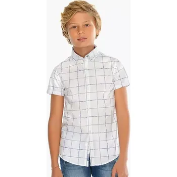 Chlapecká košile Chlapecká košile krátký rukáv Mayoral 6127-58 bílá