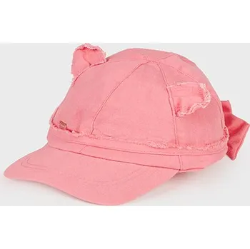 Kojenecká čepice Kojenecká kšiltovka Mayoral 10417 modrá, růžová barva: růžová, Rozměr: 48