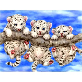 Mozaiková sada DIAMANTOVÁ MOZAIKA TYGR 23 - SLEVA -50%