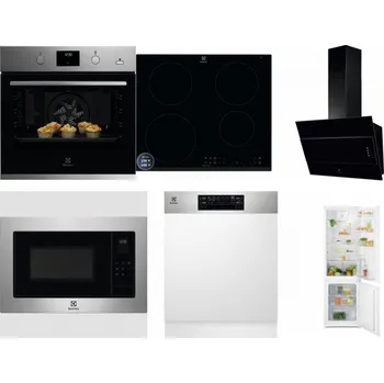 Set domácích spotřebičů ELECTROLUX KODGH70TX + ELECTROLUX LIR60433B + ELECTROLUX LFV316K + ELECTROLUX EMS4253TEX + ELECTROLUX EEM48300IX - přebaleno + ELECTROLUX LND5FE18S