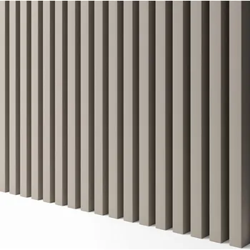 Lamele 3D VZOREK - Lamely široké - PÍSKOVĚ BÉŽOVÁ - rozměr vzorku: 30 x 40 x 200 mm