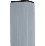 Sloupek čtyřhranný; 60x60/1,5; Zinek Výška (mm): 2200