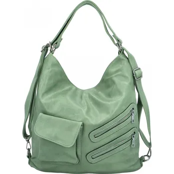 Kabelka Stylový dámský kabelko-batoh Cashewilla, zemitě modrá