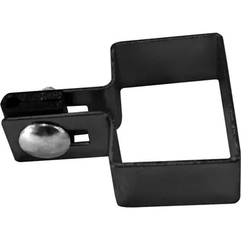 Příslušenství pro plot Úchyt panelu ke sloupku 80x80mm koncový; Antracit