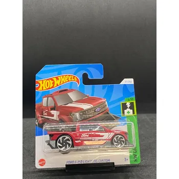 autíčko Hot Wheels - Ford F-150 Lightning Custom red NOVÉ