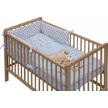 Povlečení do postýlky 6dílná Scarlett Grisi modrá 120x90cm