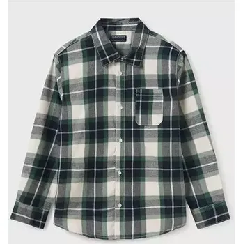 Chlapecká košile Chlapecká kostkovaná košile s dlouhým rukávem Mayoral 7188/51 velikost 160