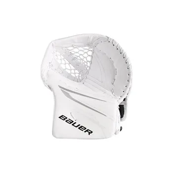 Sada vybavení pro hokejového brankáře Lapačka Bauer Vapor Hyperlite2 SR, Držení Klasický gard (levá ruka), Barva Bílá / Černá, Velikost Senior (18 - 21,5 cm)