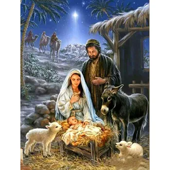 Mozaiková sada DIAMANTOVÁ MOZAIKA BETLÉM 03 - SLEVA -50%