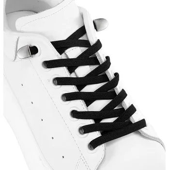 Tkaničky do bot Elastické tkaničky bez zavazování - černé