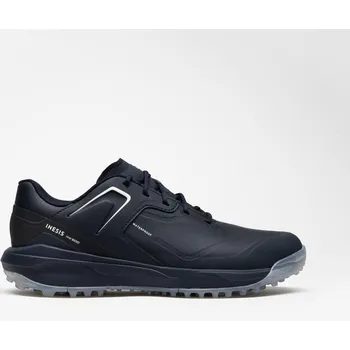Golf INESIS Pánské golfové nepromokavé boty MW500 42 MODRÁ|ŠEDÁ