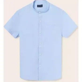 Chlapecká košile Chlapecká košile krátký rukáv se stojáčkem Mayoral 6113-74 světle modrá