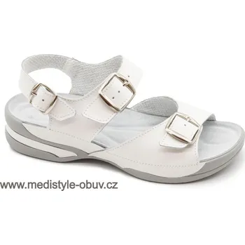 Dámská zdravotní obuv MEDISTYLE SYLVA 4S-E21 sandál bílý vel.35-42, --- - 40