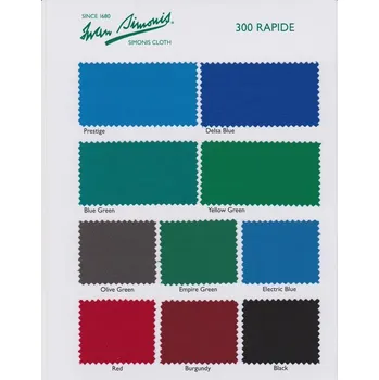 Iwan Simonis Sukno kulečníkové Simonis 300 Rapide šíře 170 cm Barva sukna: Black