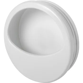 Nábytkové kování Walteco Nábytková úchytka pro posuvné dveře Gala, plast, bílá Množství: 1 ks