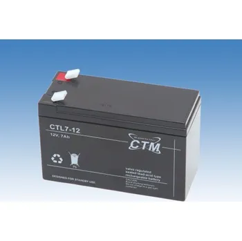 Záložní baterie Staniční baterie záložní CTL 7,2-12L CTM 12V 7.2 Ah