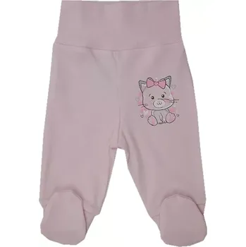 Dupačky Půldupačky kočka s mašlí růžové velikost 56