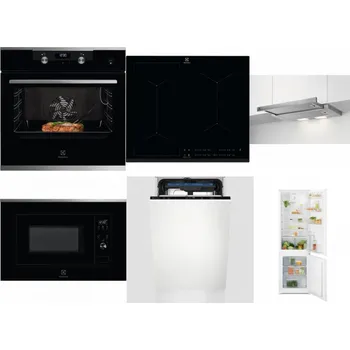 Set domácích spotřebičů ELECTROLUX KODEC75X2 + ELECTROLUX EIV634 + ELECTROLUX LFP326S + ELECTROLUX LMS2203EMX + ELECTROLUX EEM23100L + ELECTROLUX LND5FE18S