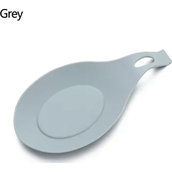 Odkladač na vařečky | silikonový držák na vařečku - šedá