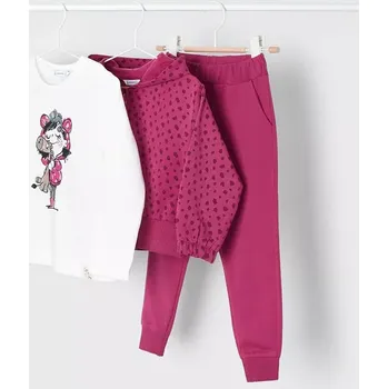 Dívčí 3-dílná souprava s trikem Mayoral 4856-29