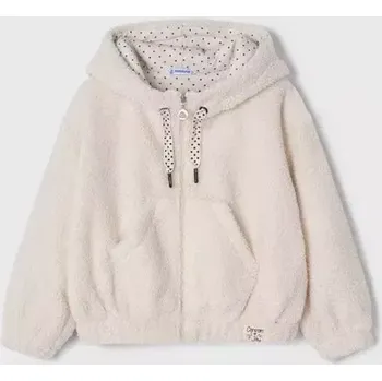 Dívčí mikina Dívčí teplá mikina Mayoral 4496-59 velikost 122 smetanová