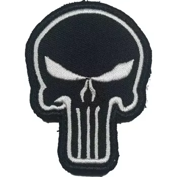 Vybavení pro přežití Punisher Skull Black patch