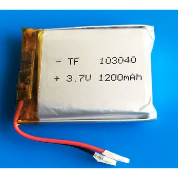Článková baterie 3.7V 1200mAh lipo polymerní lithiová dobíjecí baterie 103040 pro MP3 GPS navigátor DVD