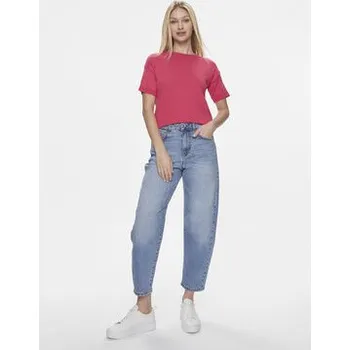 Pánské oblečení United Colors Of Benetton T-Shirt 103CD102M Růžová Regular Fit S