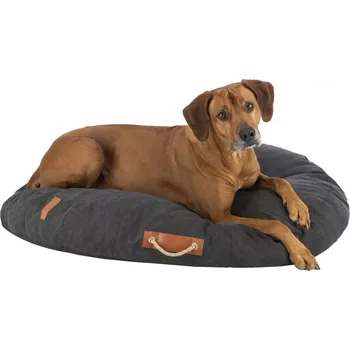 Pelíšek pro psa TRIXIE BE NORDIC polštář FÖHR oválný, černá 100 x 70 cm